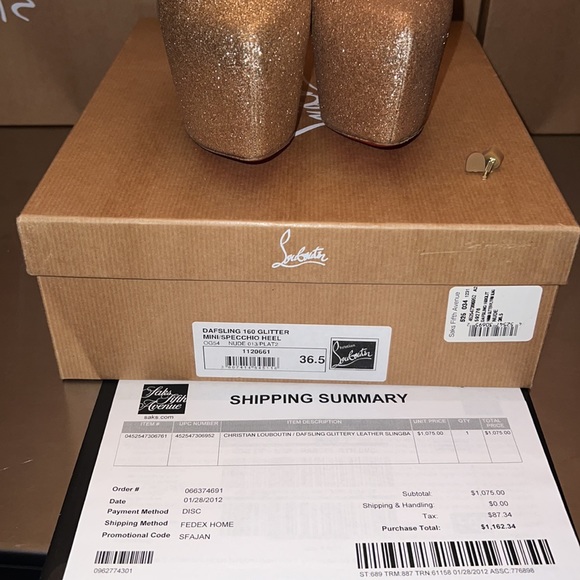 6 inch  Dafsling Glittery leather slingback heels. - Picture 9 of 10